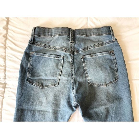 Old‎ Navy Ballerina Jeggings Girls 16 Plus Denim Blue Jeans Mid-Rise Light Wash - Picture 4 of 11